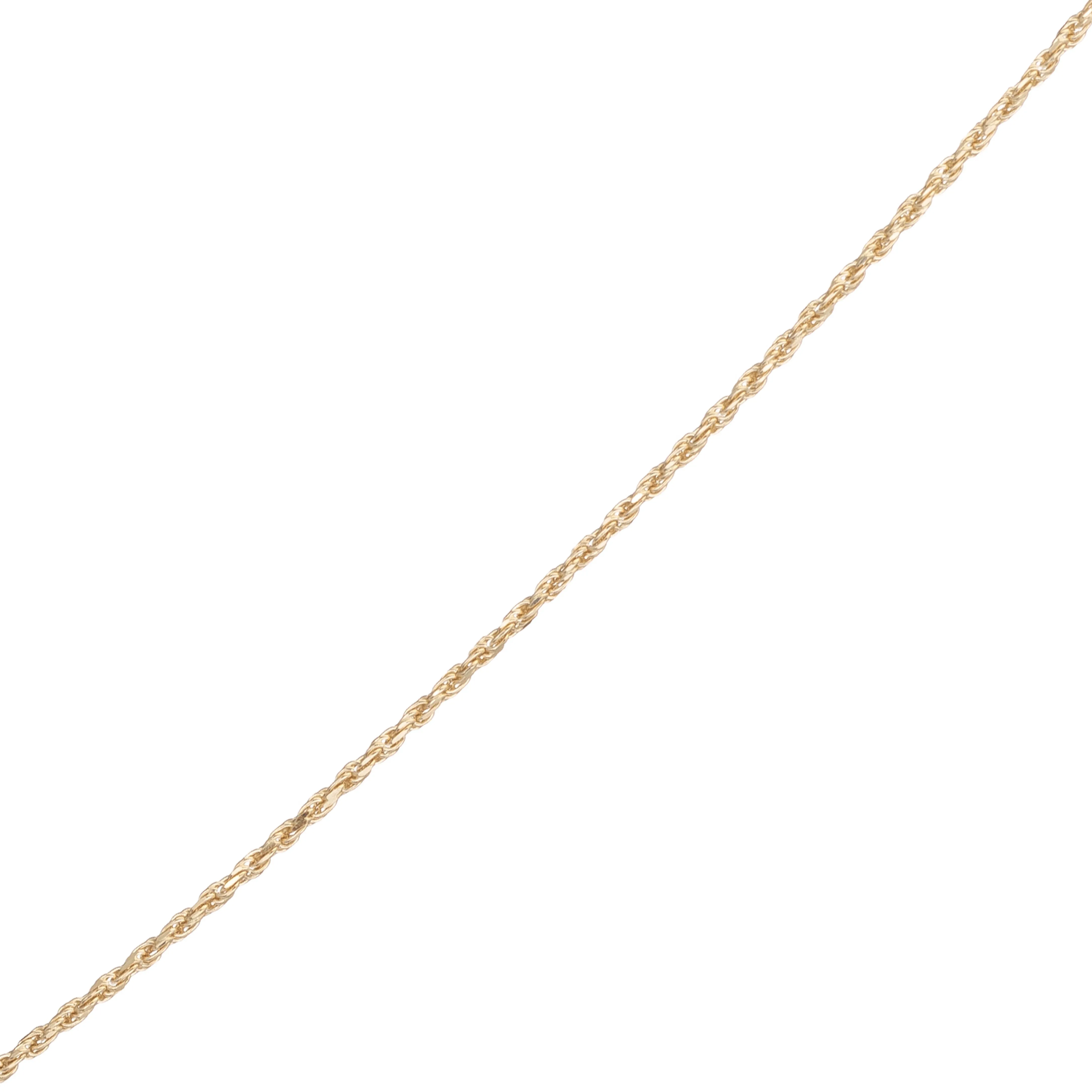 1.2mm Diamond Cut Twisted Rope Chain