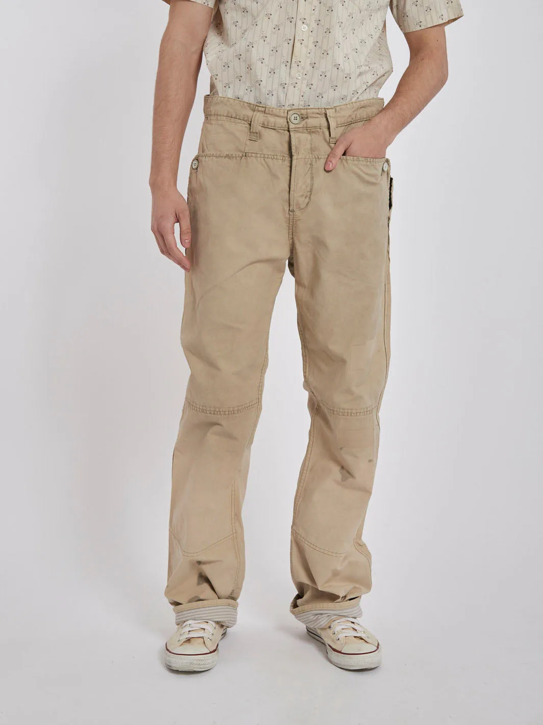 1990s Levi Strauss classic cargo pants in beige