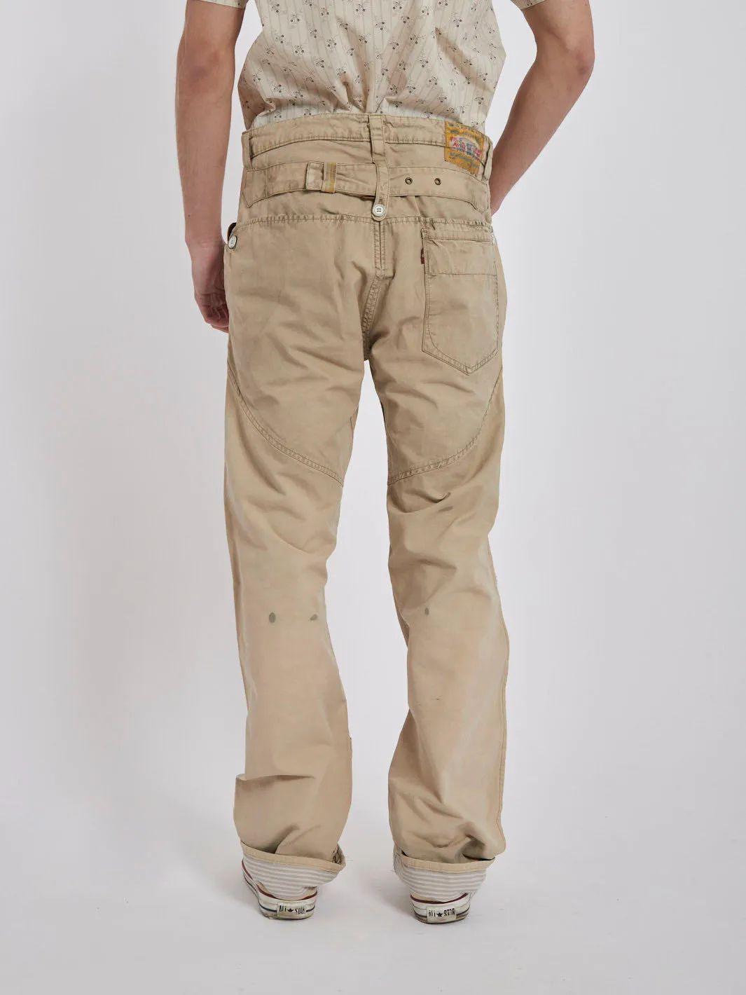 1990s Levi Strauss classic cargo pants in beige