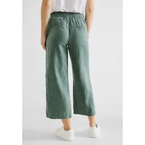 376152- Street one Linen Pants Leafy Green