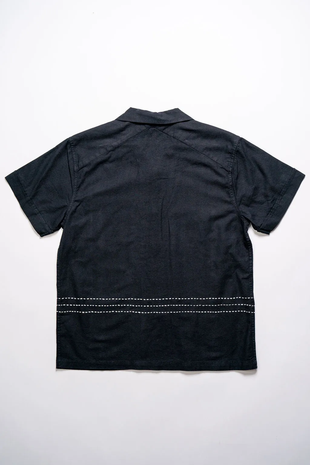 3sixteen Vacation Shirt - Black Hand Stitch