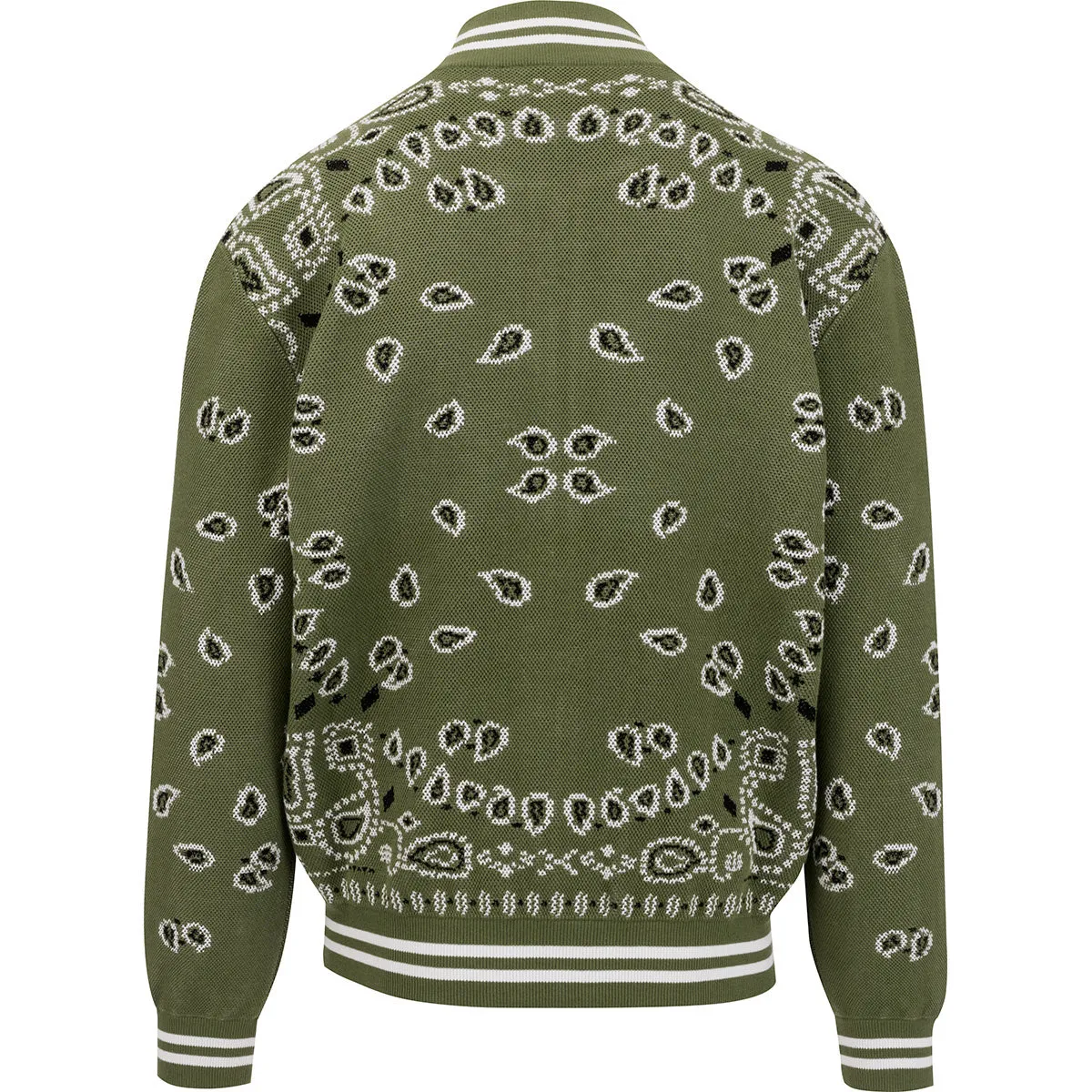 Alanui Bandana Printed Zipped Bomber Jacket