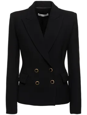 Alessandra Rich   Wool double breasted blazer 