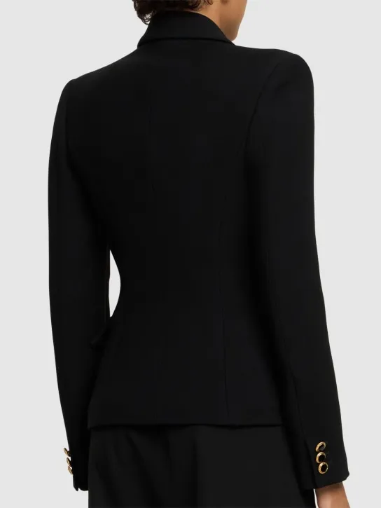 Alessandra Rich   Wool double breasted blazer 