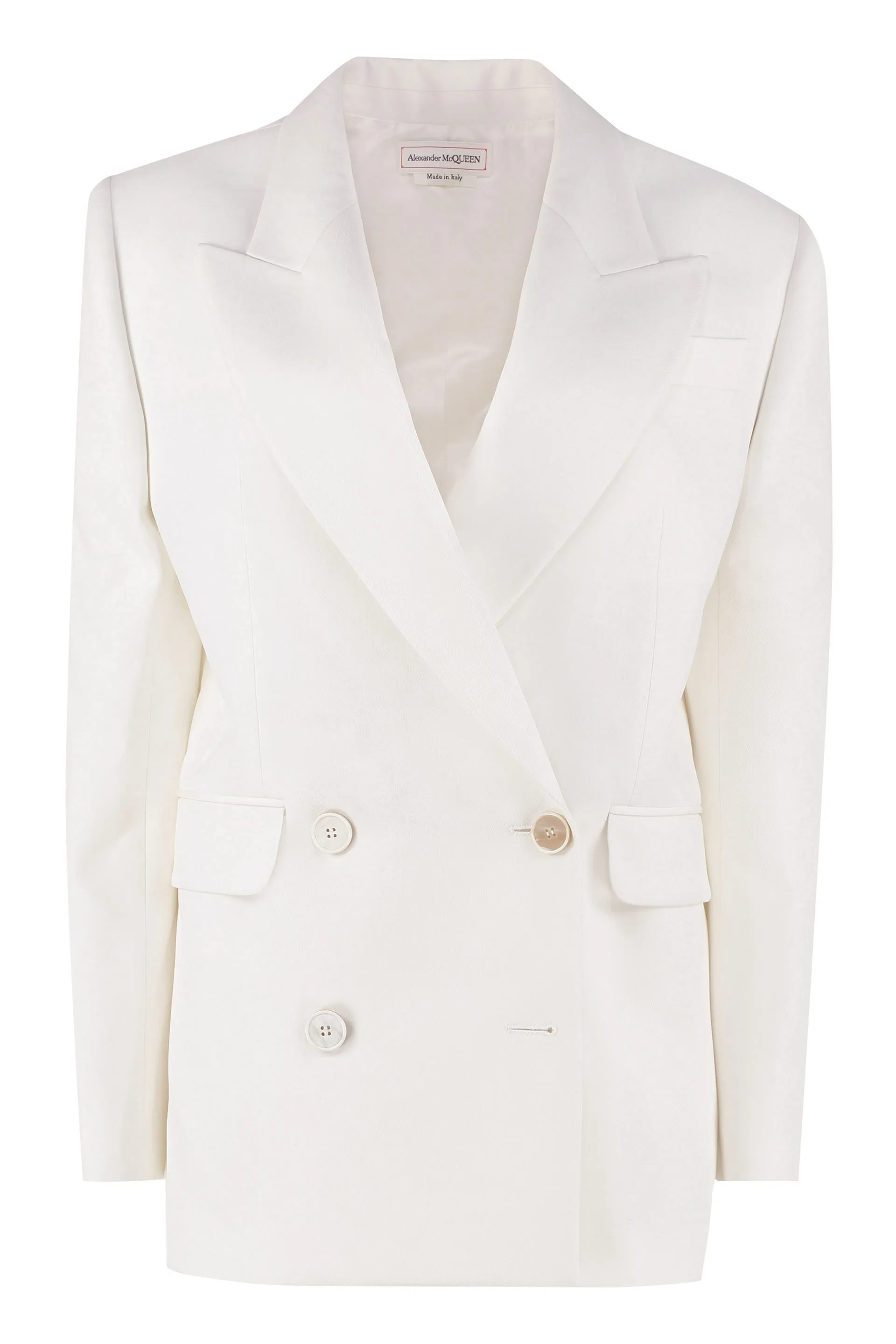 Alexander McQueen Double Breasted Long Sleeved Blazer