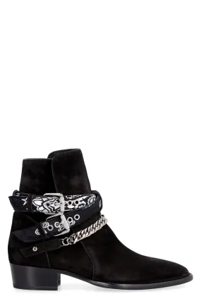 Amiri Bandana Buckle Boots