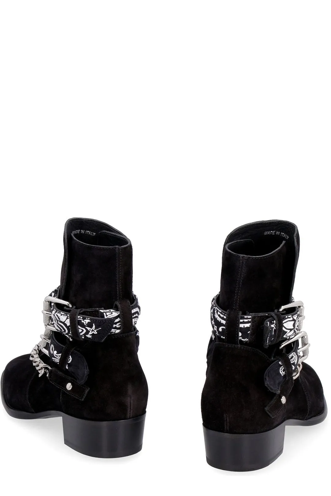 Amiri Bandana Buckle Boots