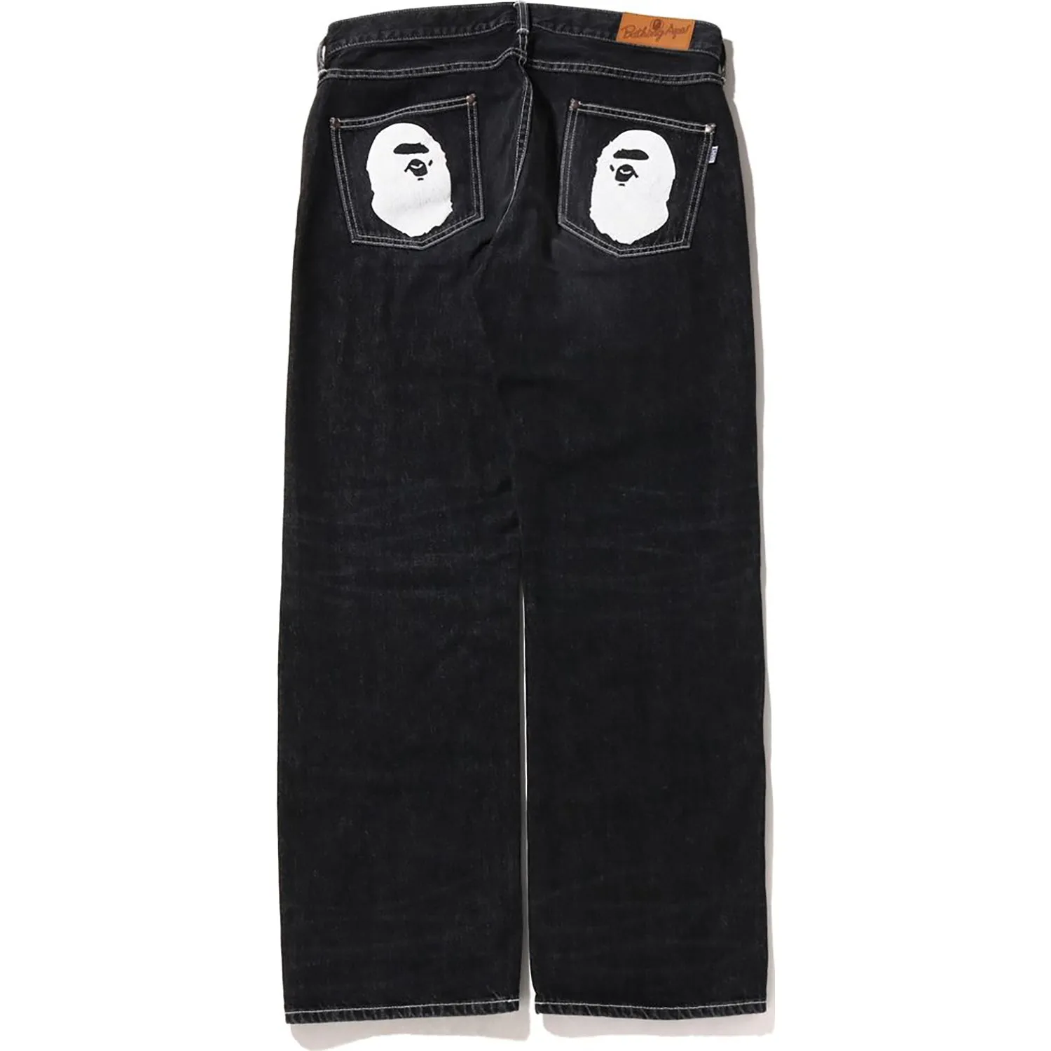 APE HEAD RELAXED FIT DENIM PANTS MENS