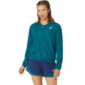 Asics Bomber Jacket Nagino Dames Groen