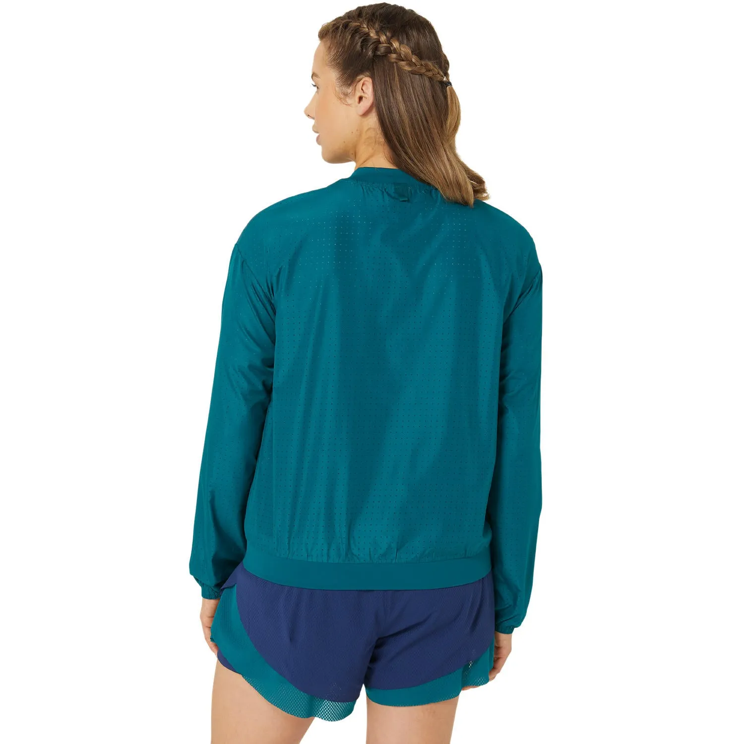 Asics Bomber Jacket Nagino Dames Groen