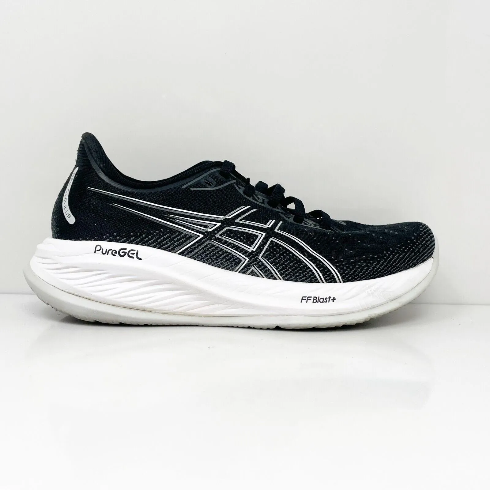 Asics Womens Gel Cumulus 26 1012B599 Black Running Shoes Sneakers Size 6.5