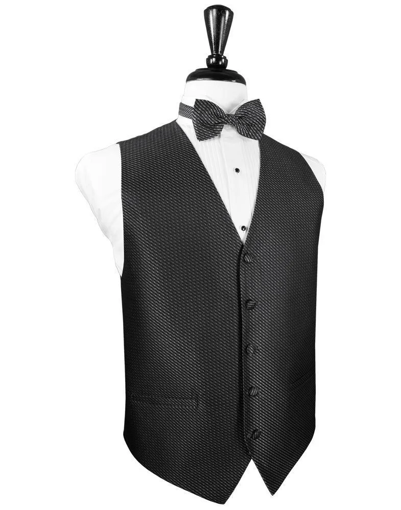 Asphalt Venetian Tuxedo Vest