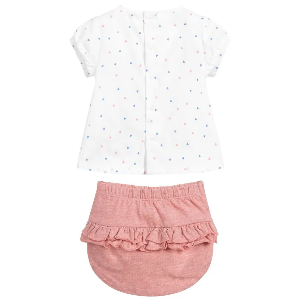 Baby Girls Pink Outfit Set