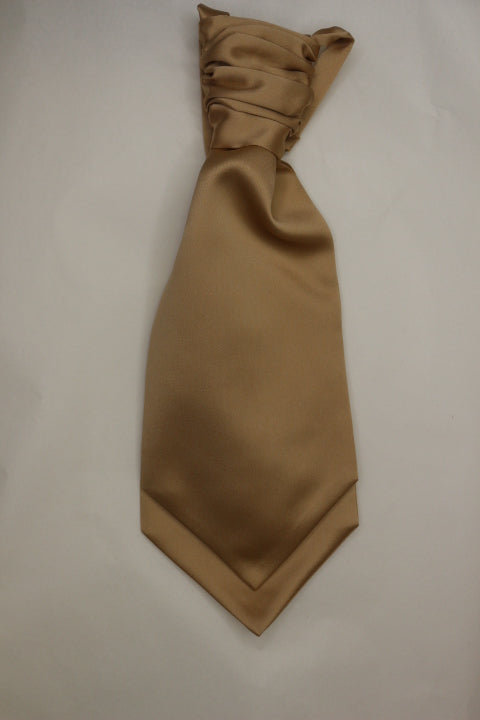 Beige ruche cravat