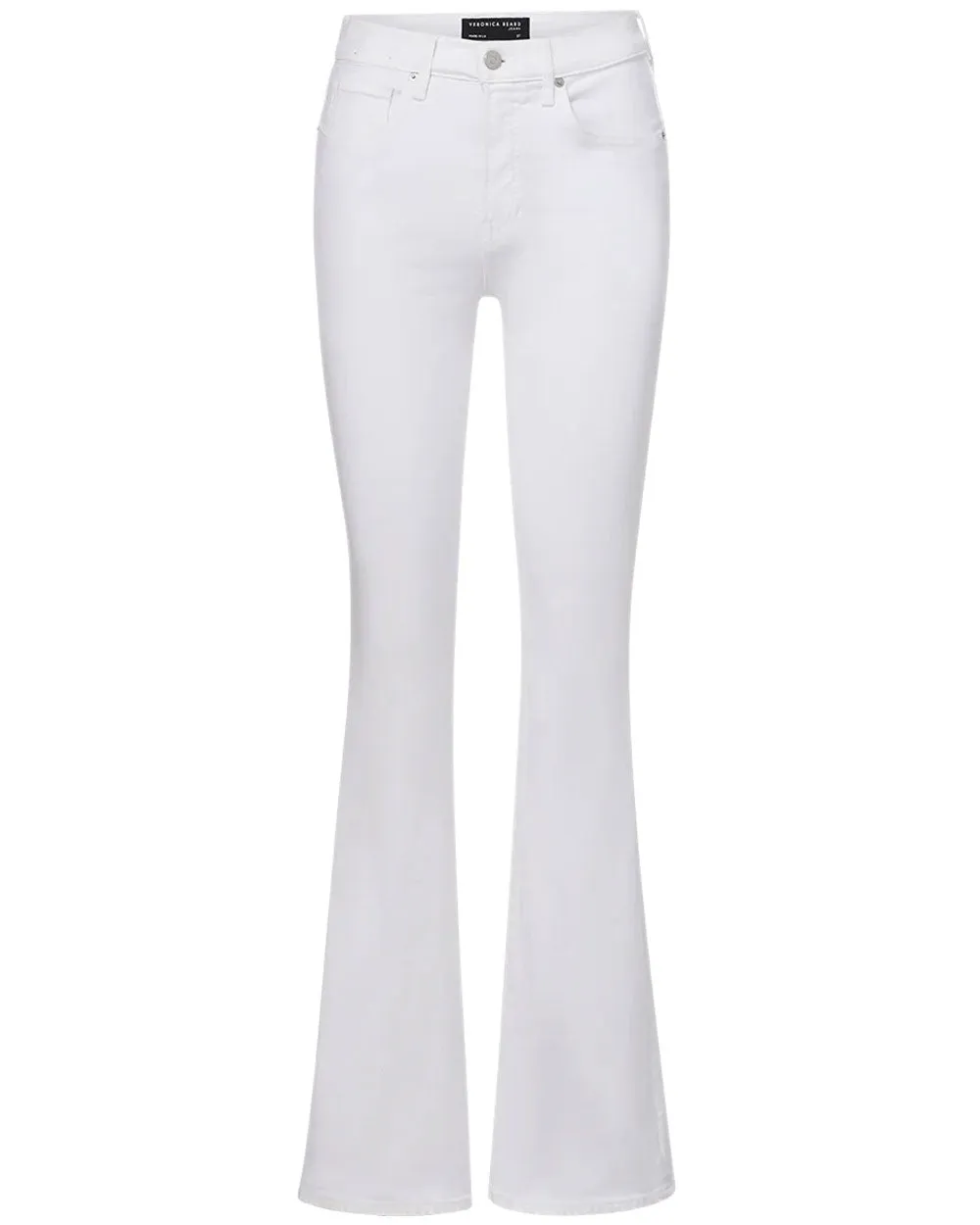 Beverly Skinny Flare Jean in White