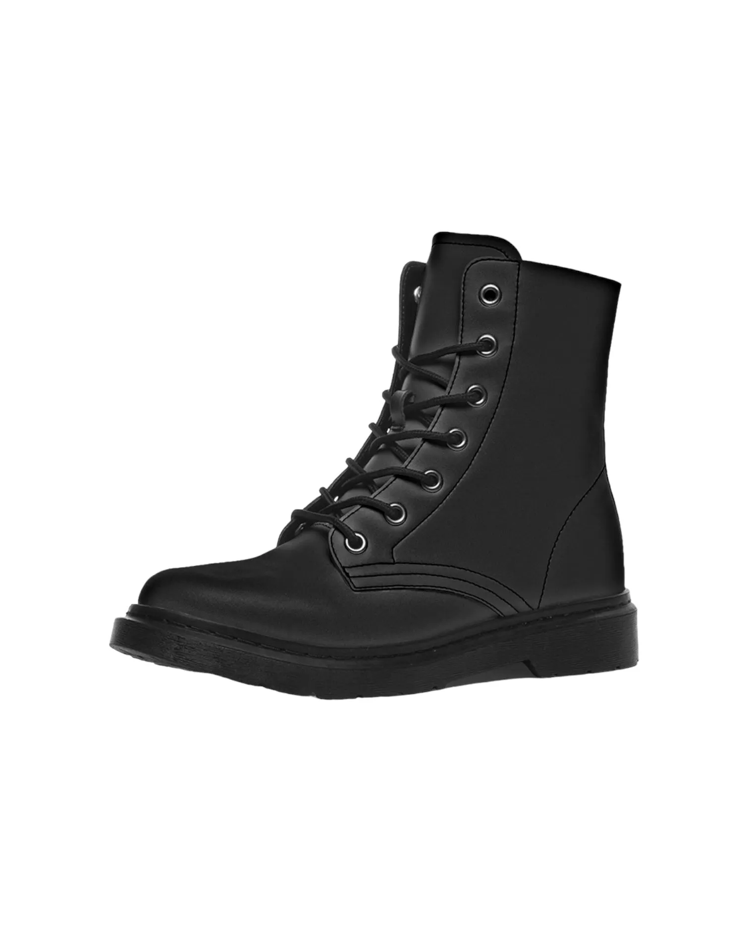 Black Combat Festival Boots