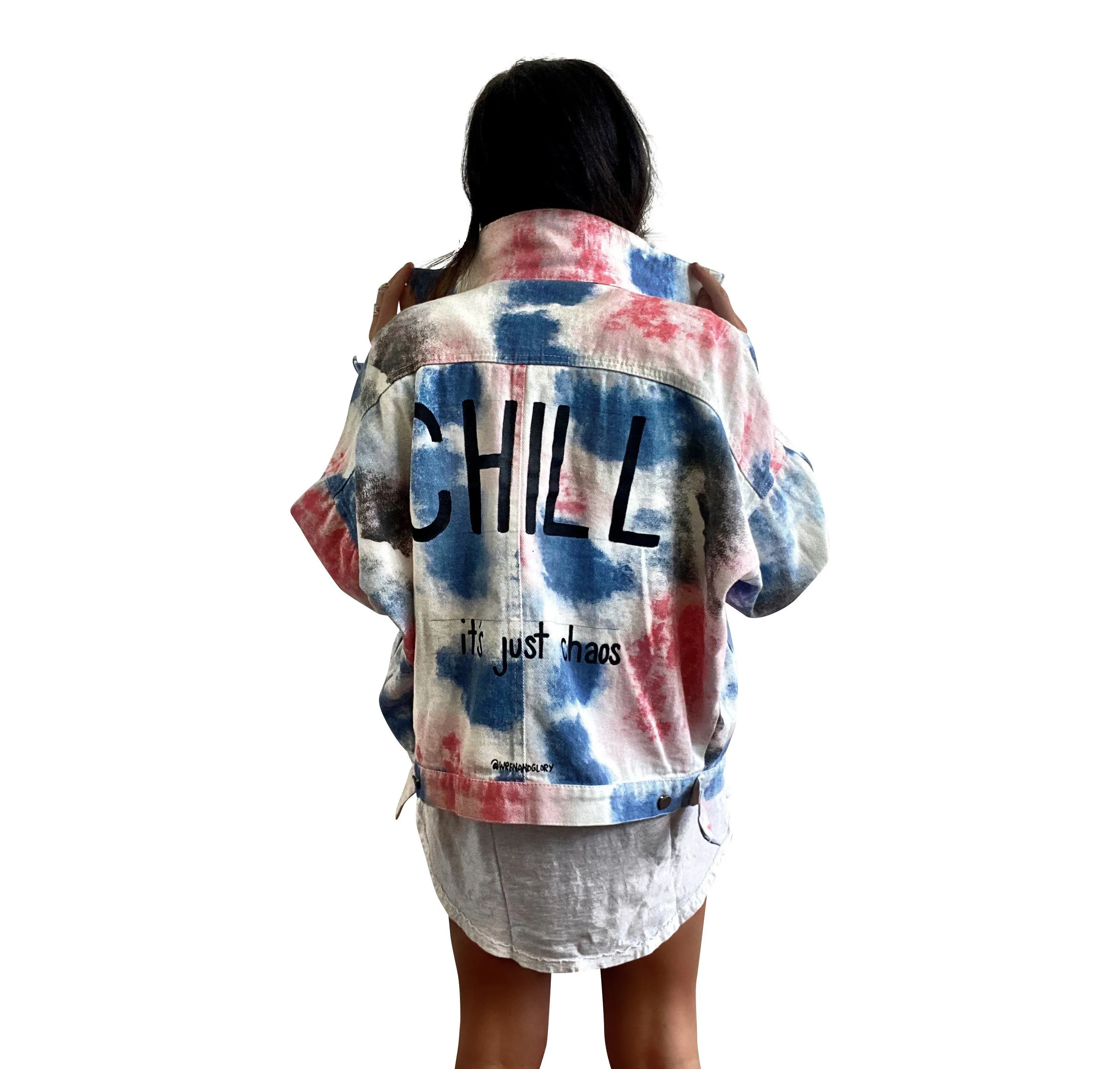 'CHAOS AND CHILL' DENIM JACKET