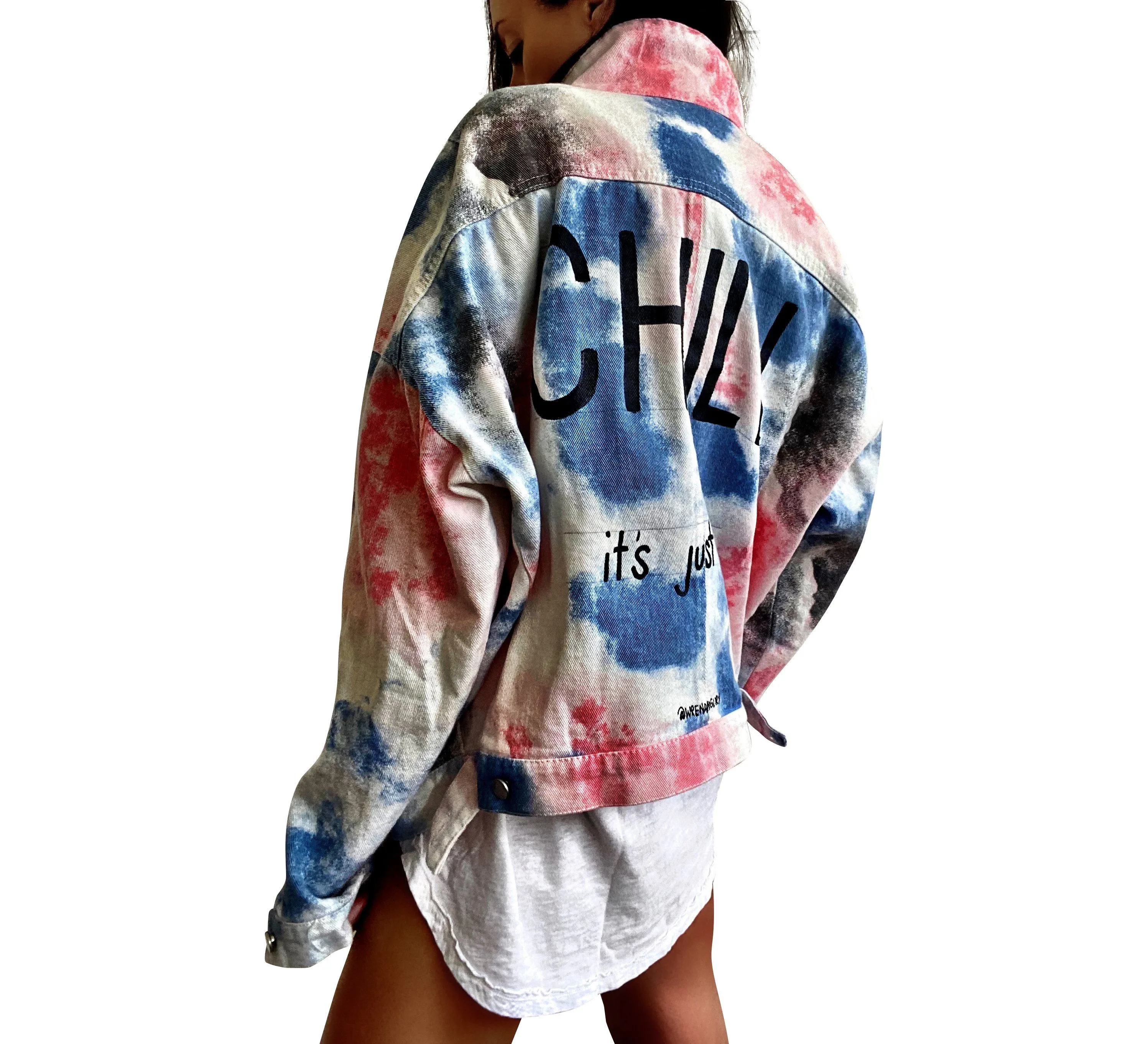 'CHAOS AND CHILL' DENIM JACKET