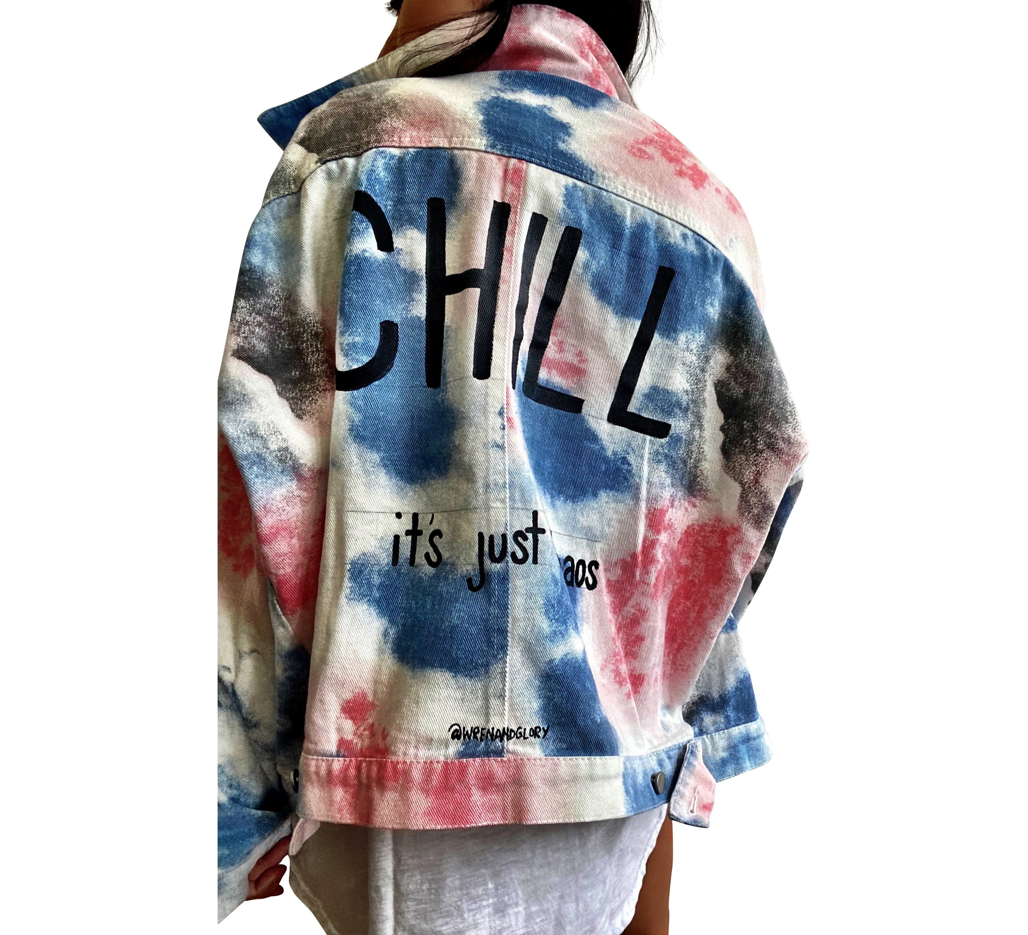 'CHAOS AND CHILL' DENIM JACKET