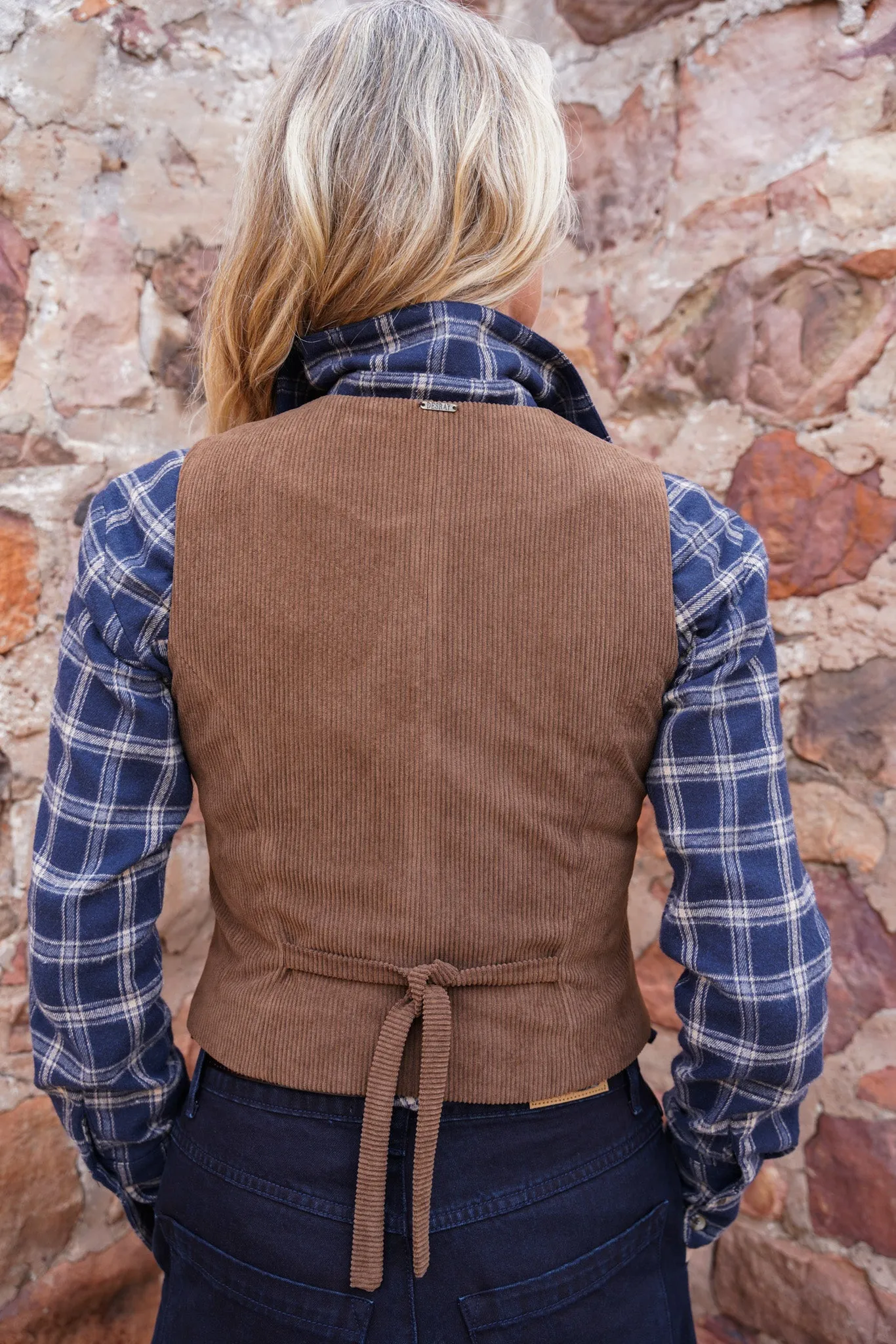 Choc Corduroy Waistcoat