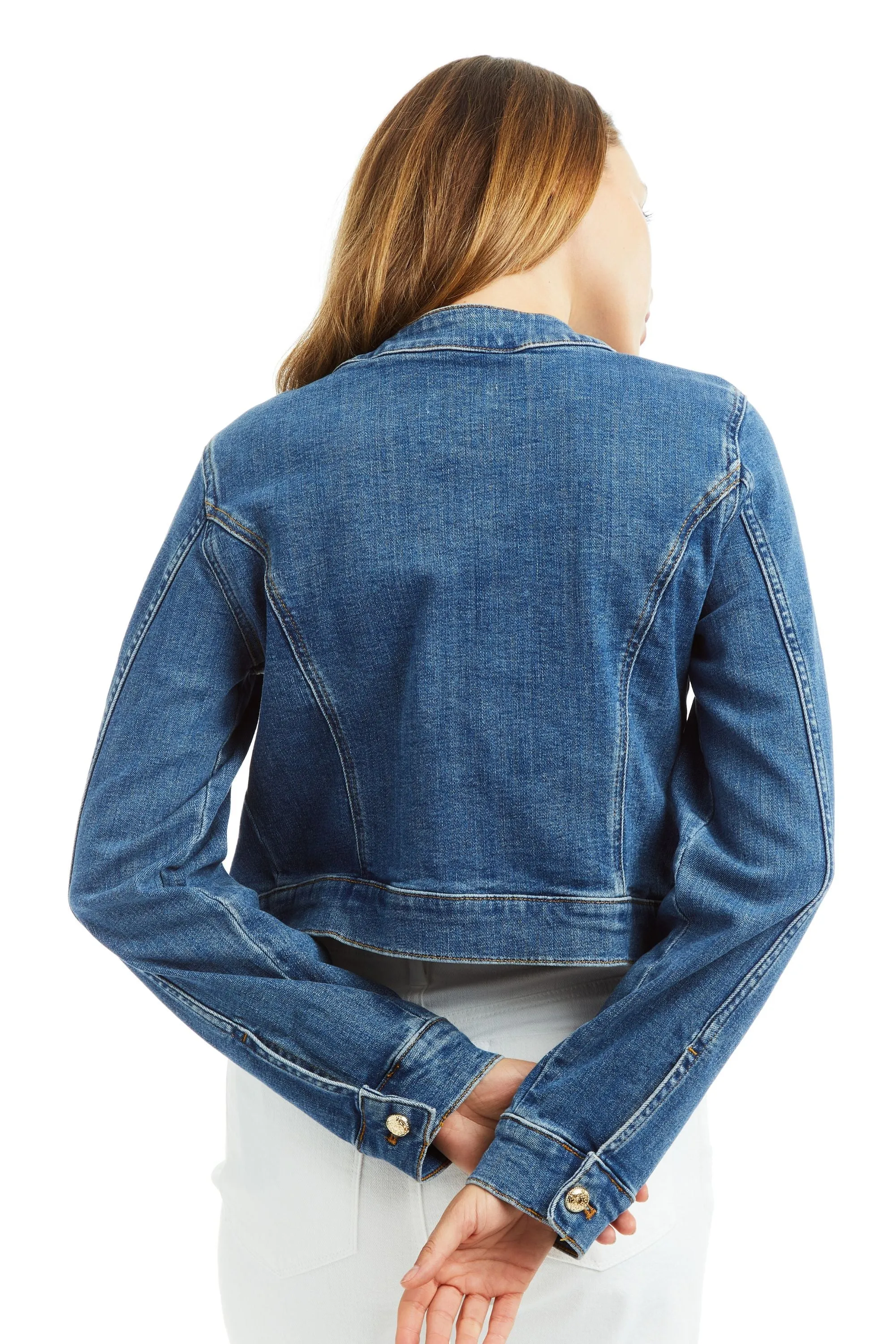 COCO PATCH POCKET DENIM JACKET