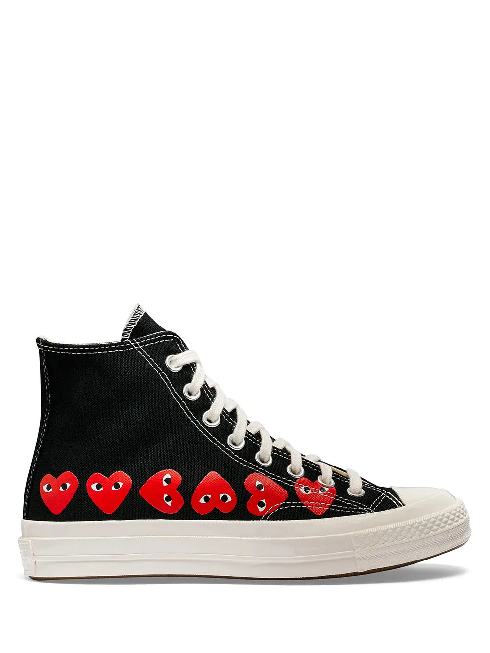 Converse High 'Chuck Taylor' Sneakers Multi Heart - Black