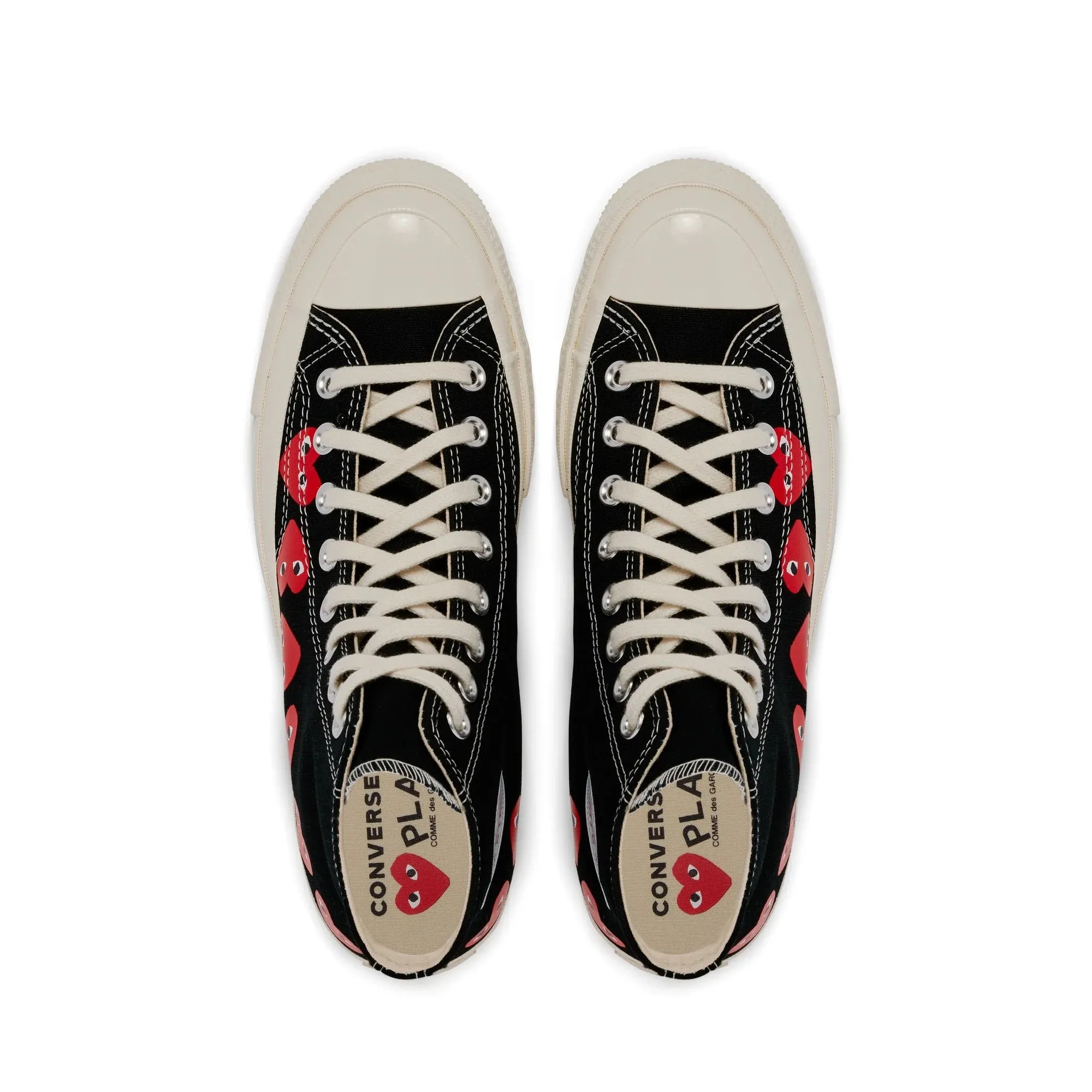 Converse High 'Chuck Taylor' Sneakers Multi Heart - Black