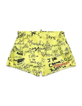 Costume Dsquared2 bimbo DQ1008 giallo PE22