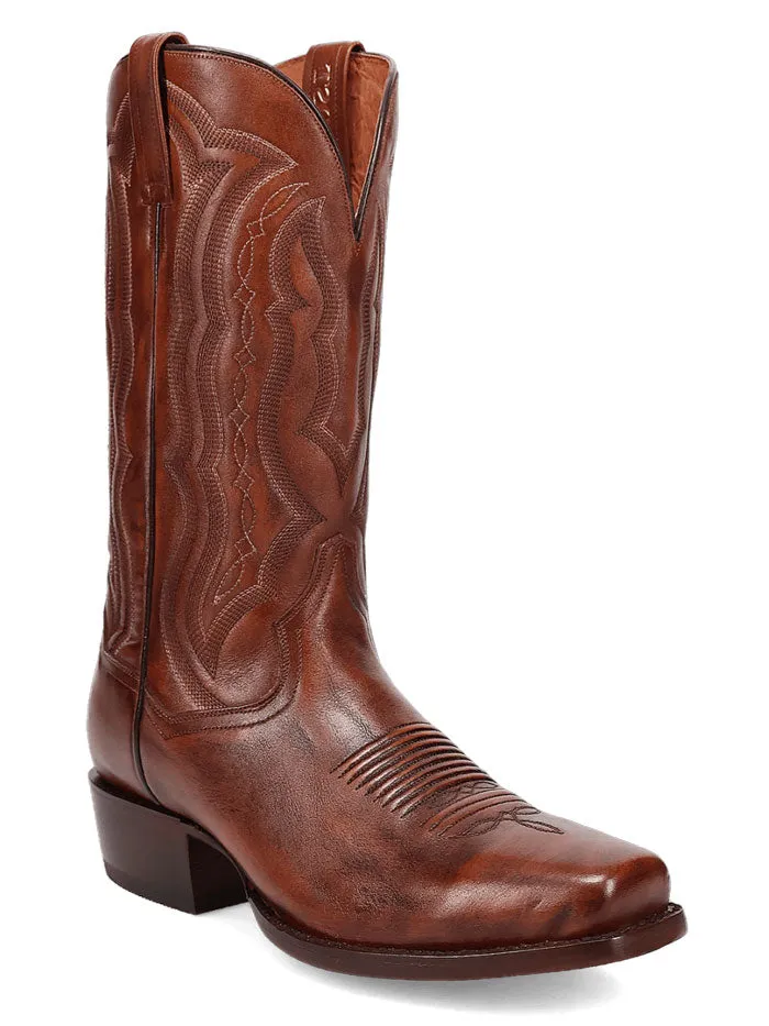 Dan Post DP3355 Mens WADE Square Toe Western Boot Brown