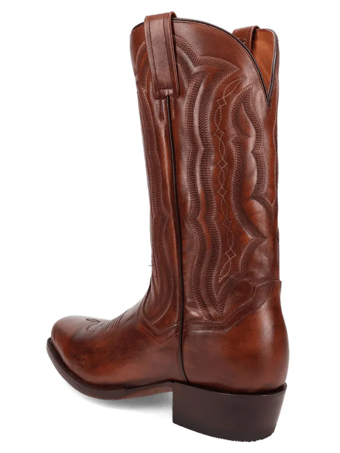 Dan Post DP3355 Mens WADE Square Toe Western Boot Brown