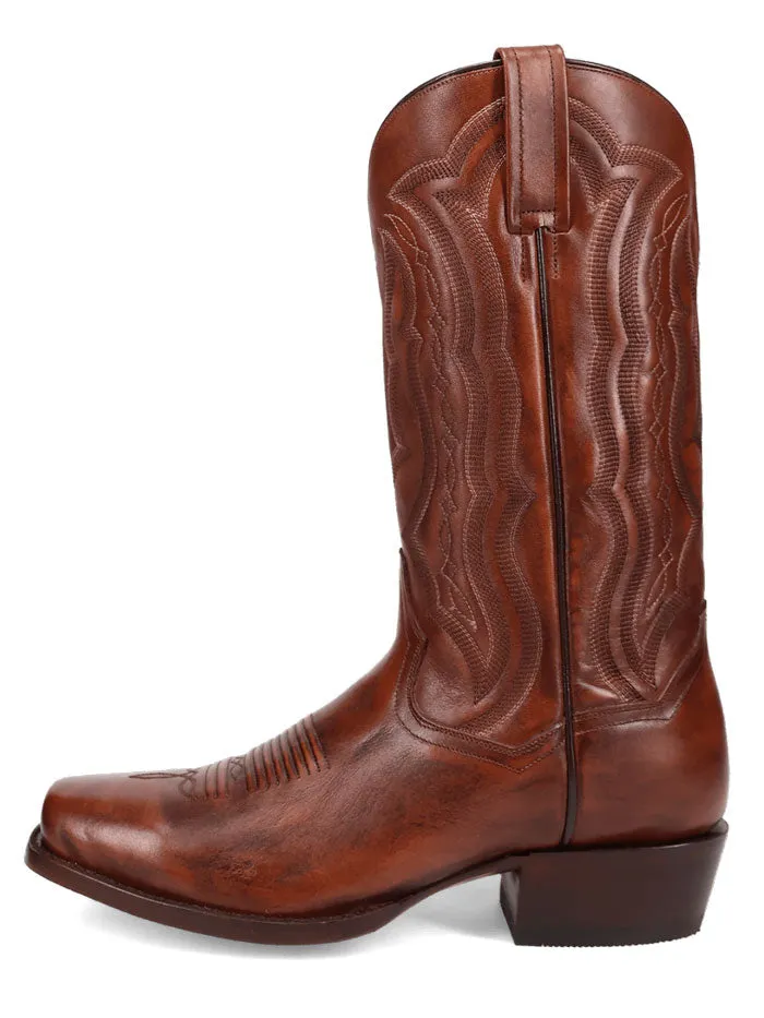 Dan Post DP3355 Mens WADE Square Toe Western Boot Brown