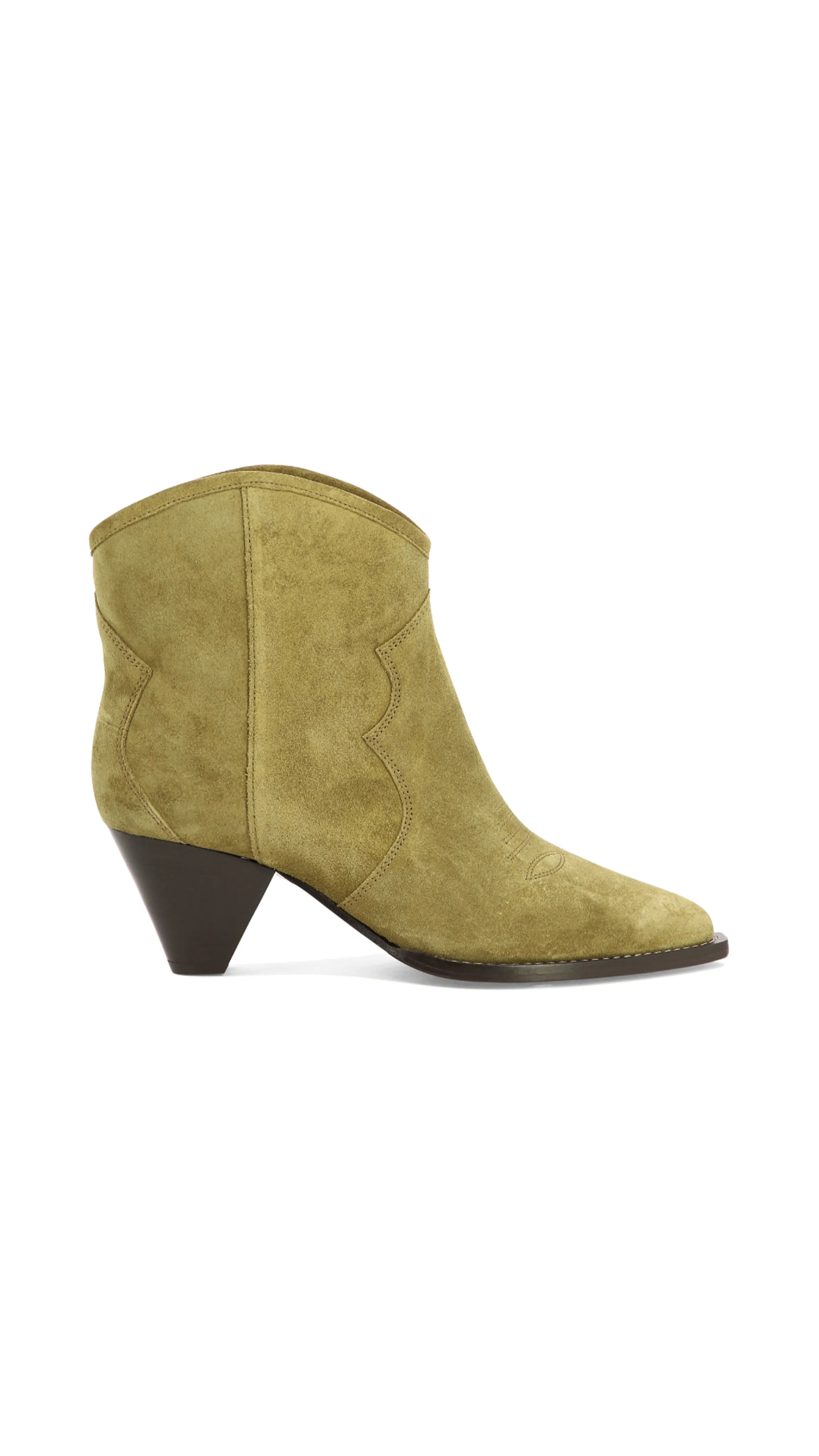 Darzio Suede Boots - Khaki