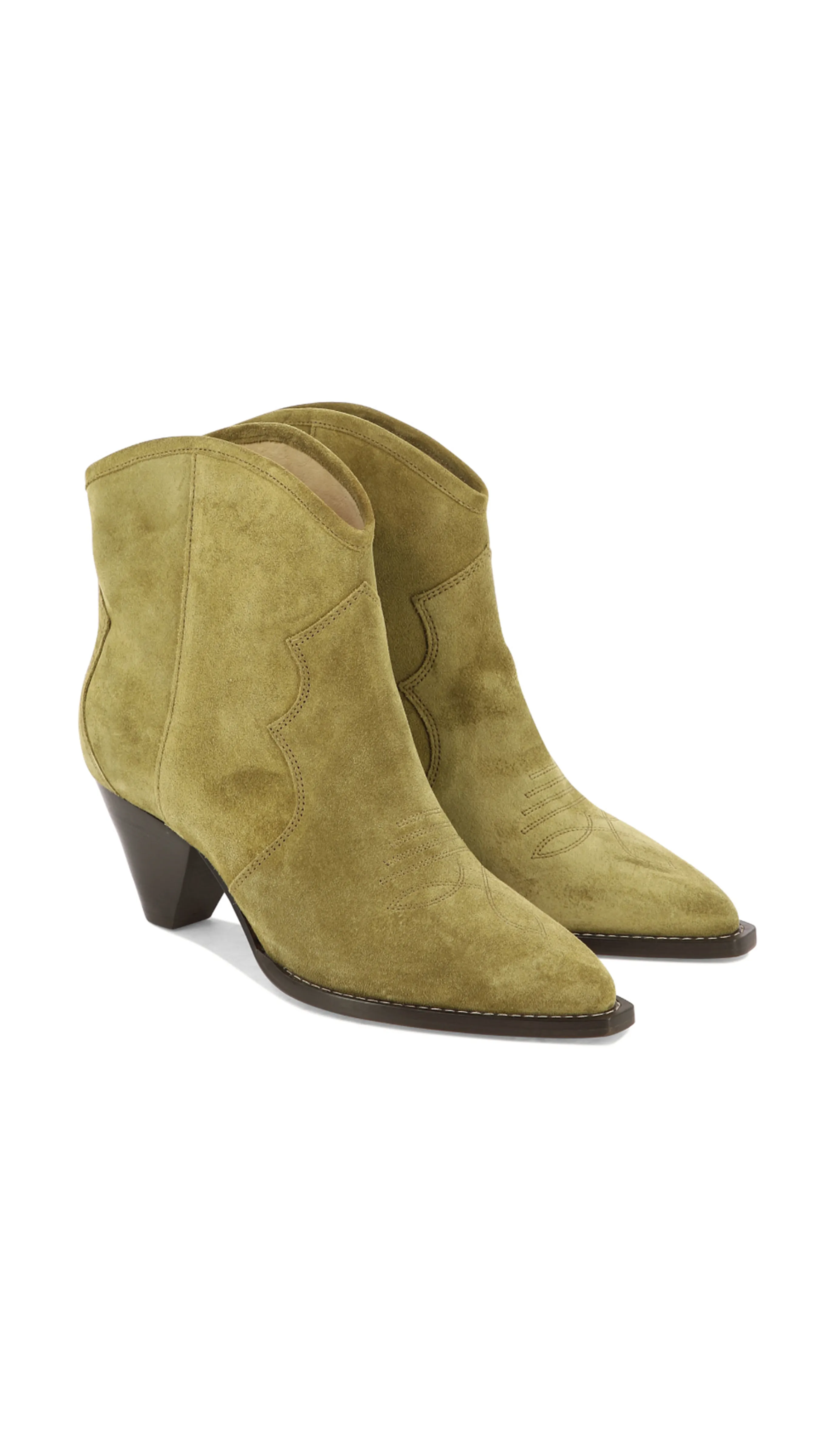 Darzio Suede Boots - Khaki