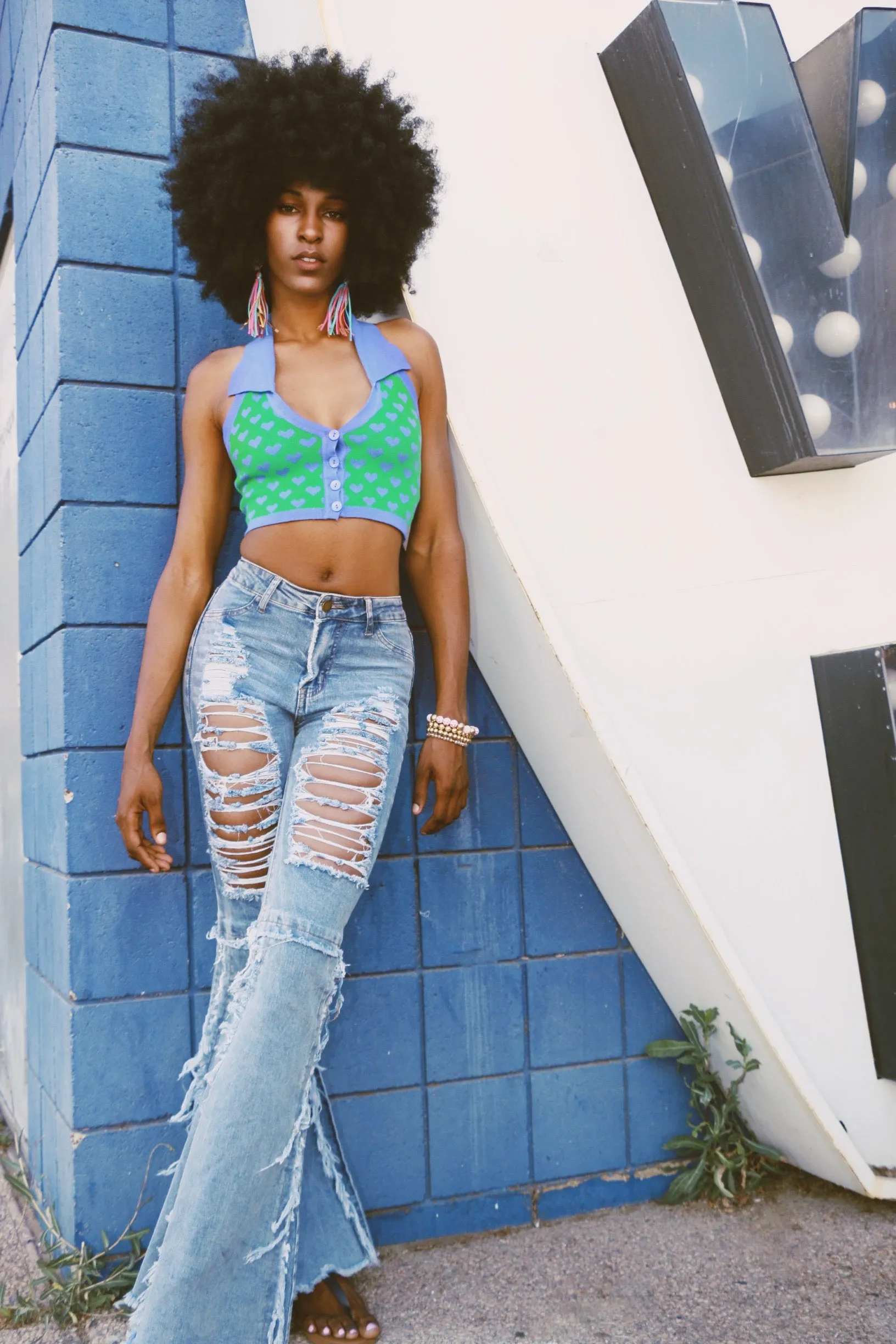 Daydreamer Halter Crop Top