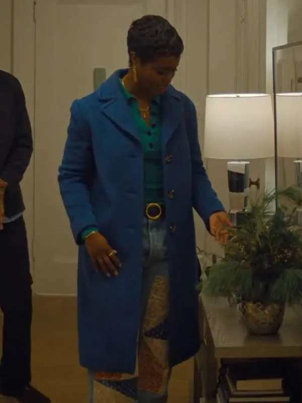 Denée Benton Genie Blue Coat - New American Jackets