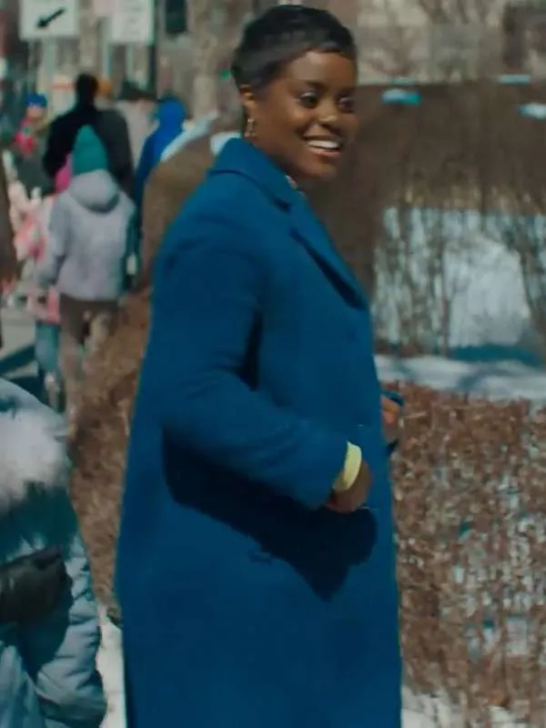 Denée Benton Genie Blue Coat - New American Jackets