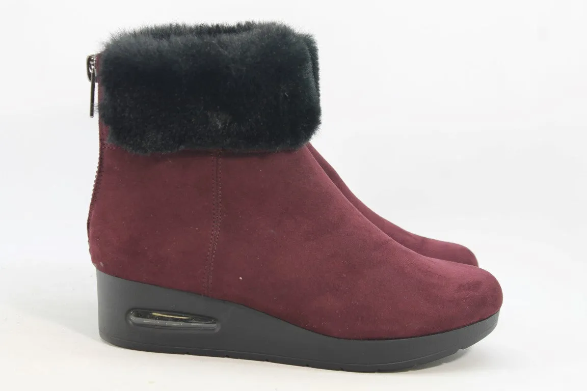 DKNY Aron Women's Oxblood Boots 8.5M(ZAP19751)