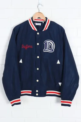 Duffer Sportswear Navy & Red Ringer Bomber Jacket (M)