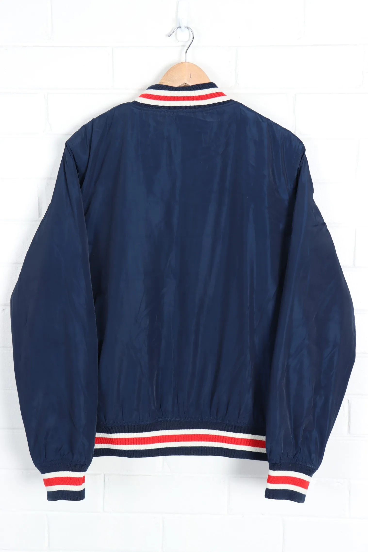 Duffer Sportswear Navy & Red Ringer Bomber Jacket (M)