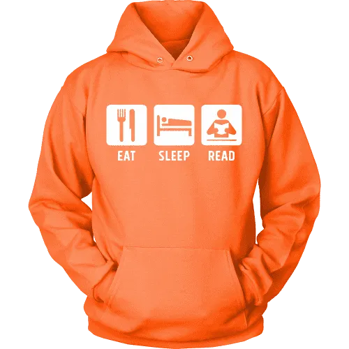 Eat, Sleep, Read Hoodie