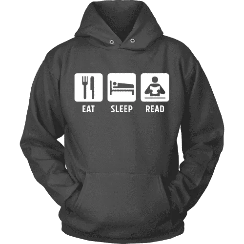 Eat, Sleep, Read Hoodie