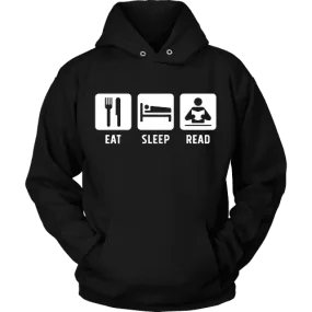 Eat, Sleep, Read Hoodie