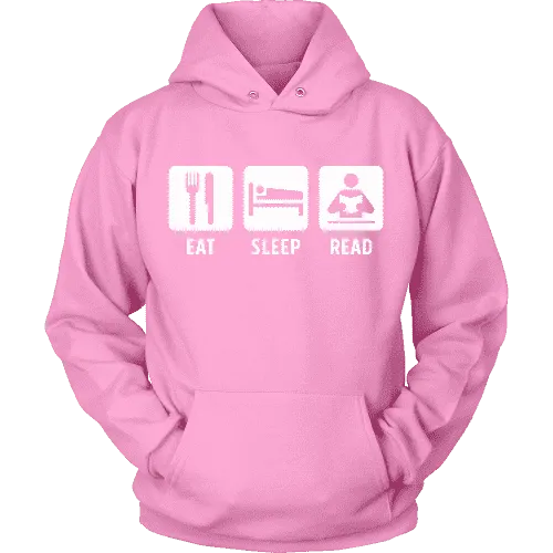 Eat, Sleep, Read Hoodie