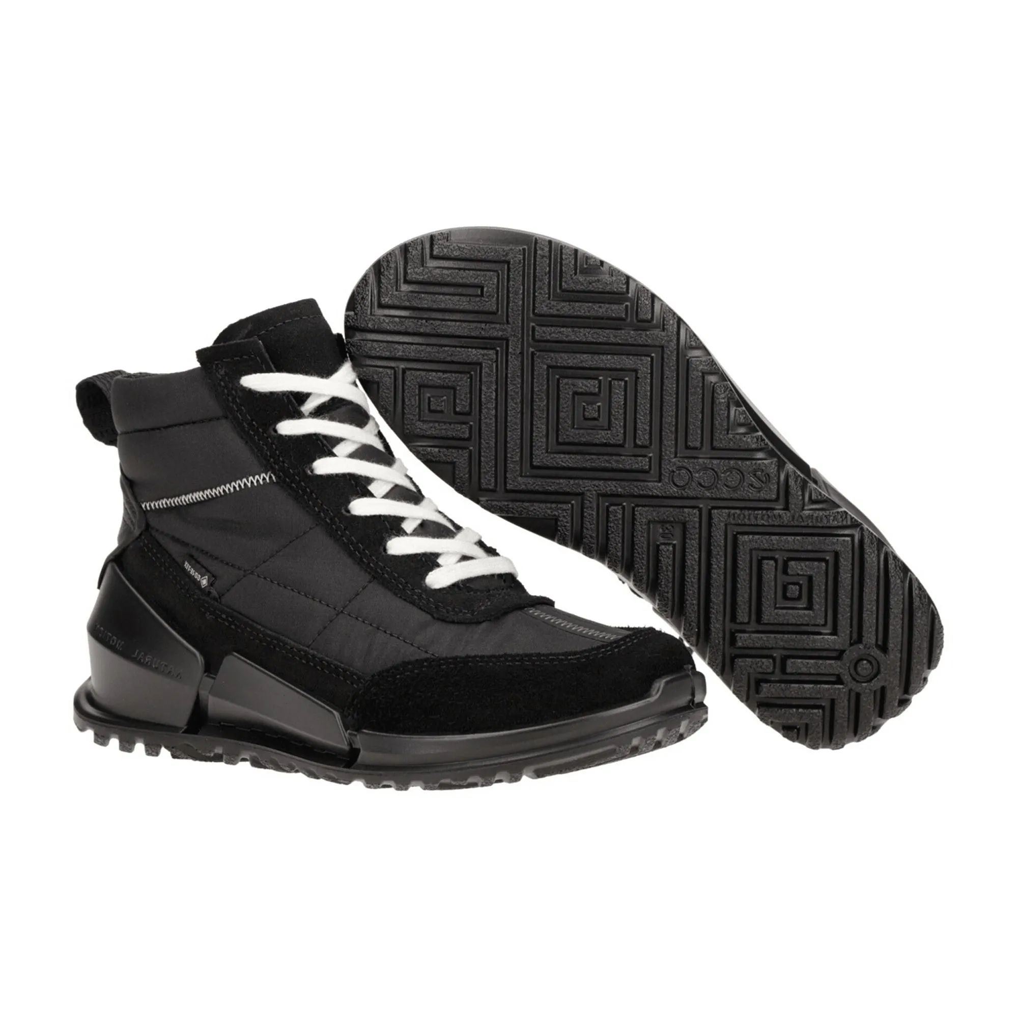 Ecco Biom Kids' Black Boots GORE-TEX Waterproof - Durable Winter Footwear