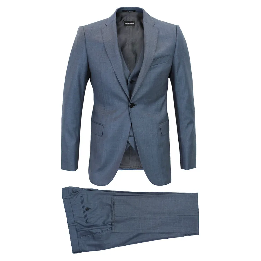 Emporio Armani - M-Line 3 Piece Suit in Teal