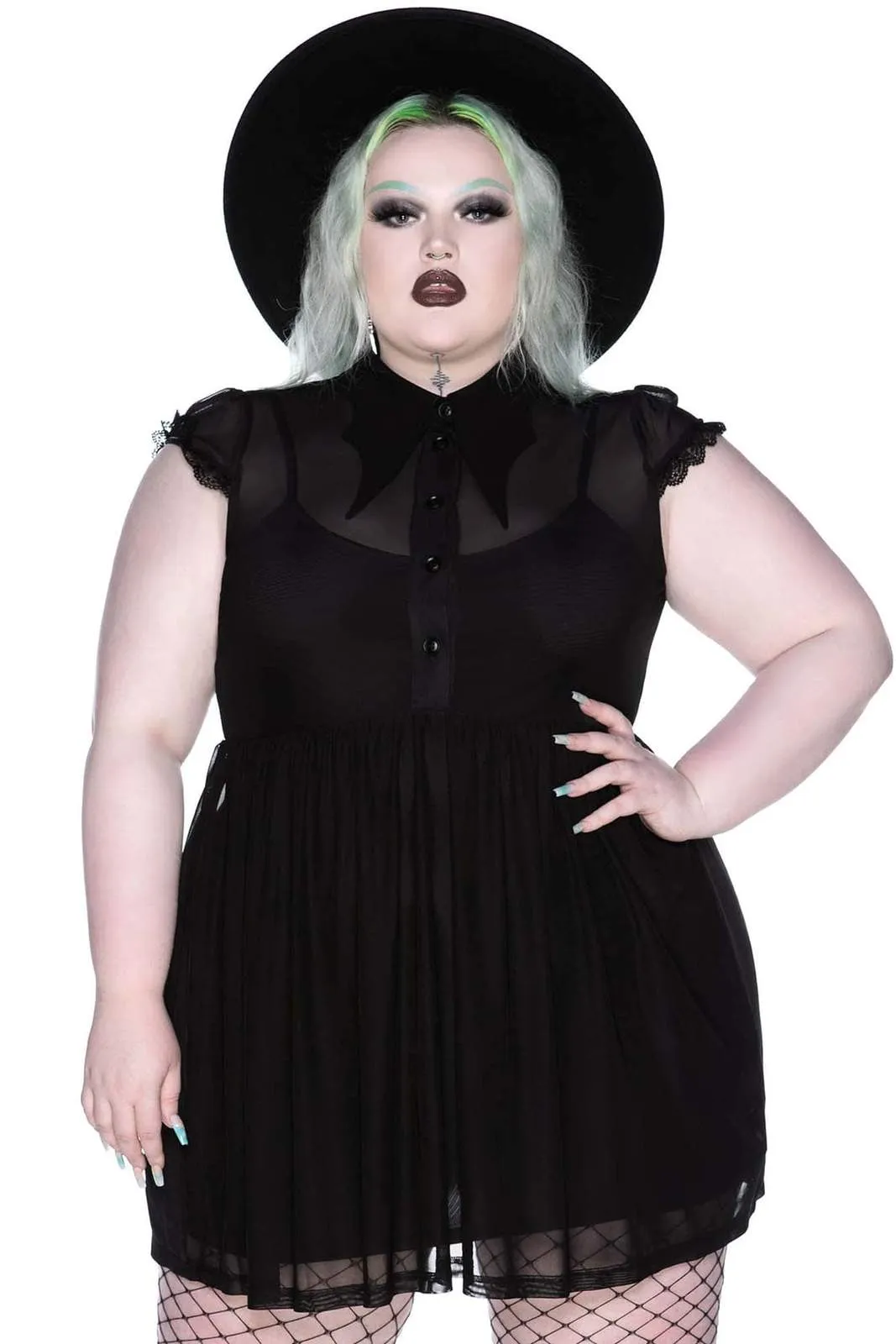 Eve Hallows Mesh Dress