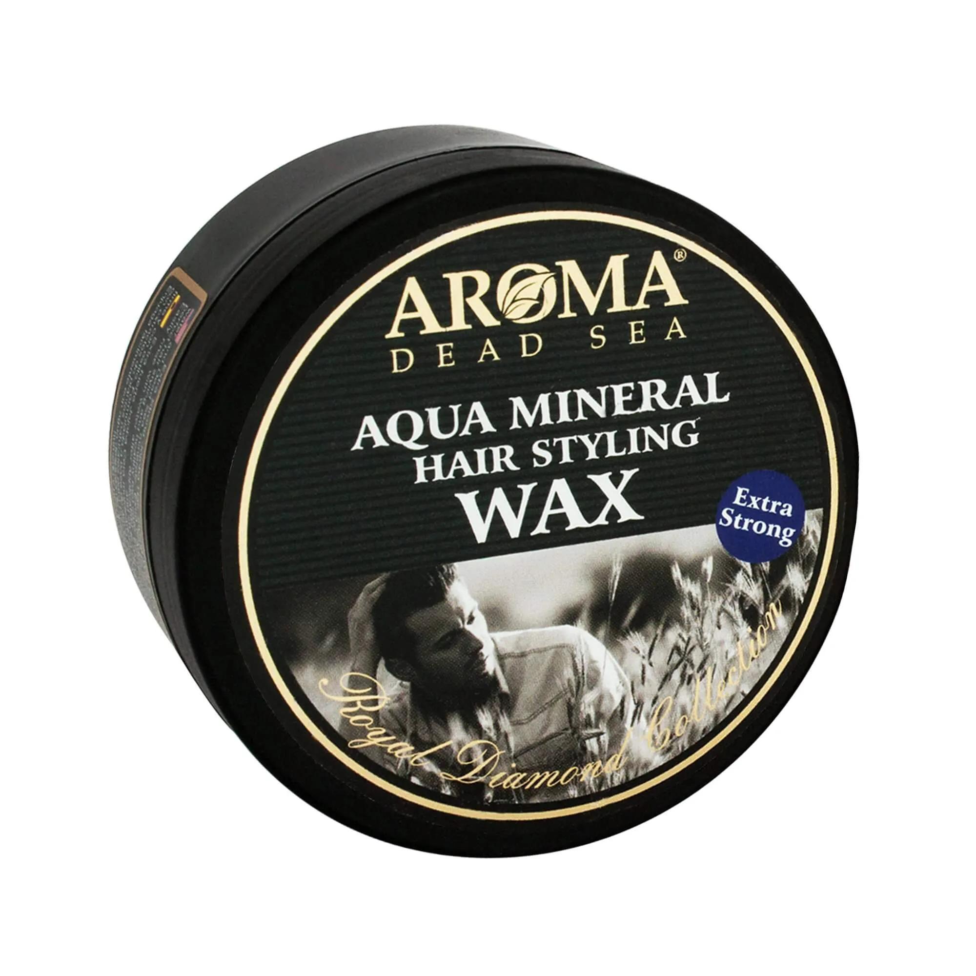 Extra Strong Aqua Mineral Hair Styling Jojoba Hair Wax Aroma Dead Sea Minerals 4 fl.oz