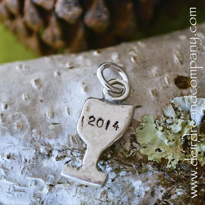 Faith Journey Marker Chalice in Pewter