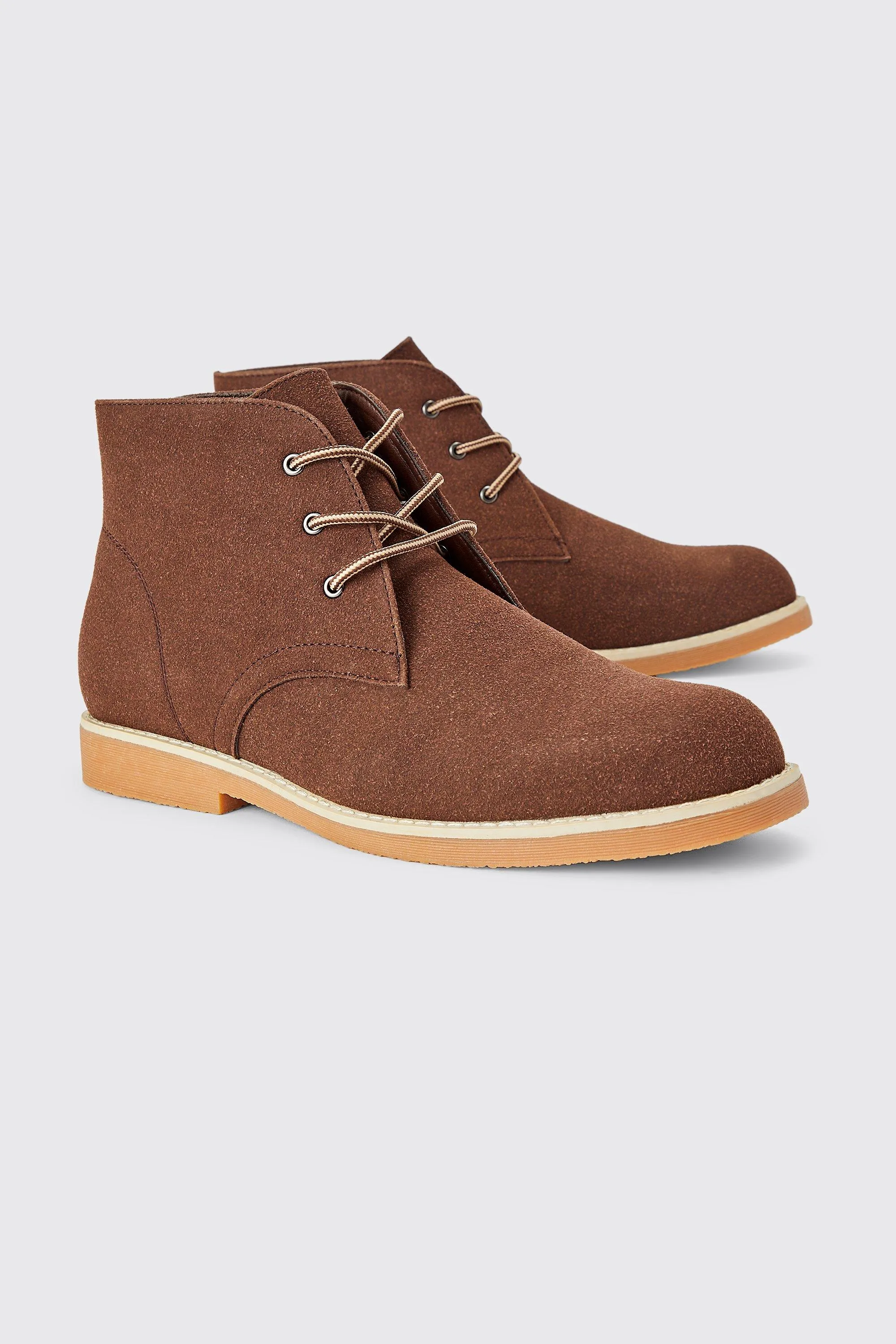 Faux Suede Chukka Boot