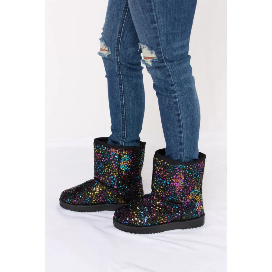 Forever Link Sequin Thermal Flat Boots